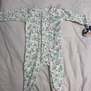Magnetic Me Multicolor Floral Kids Footie